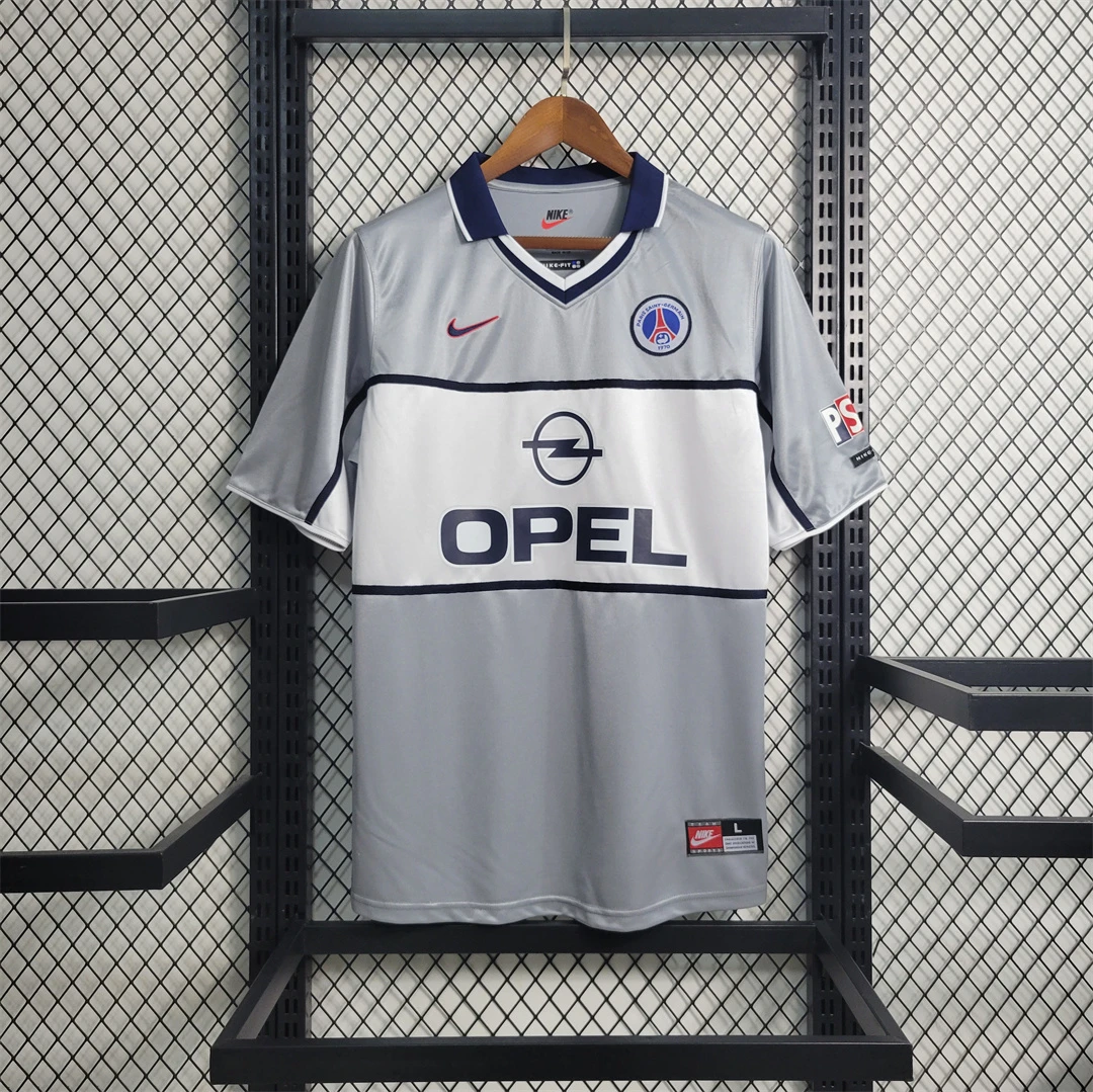 00/01 PSG Away Retro Soccer Jersey