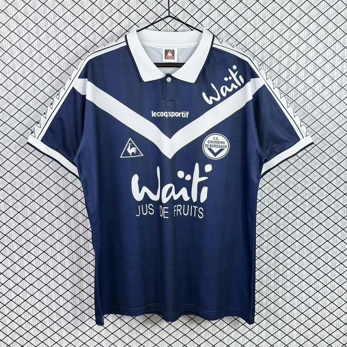 96/97 Girondins Bordeaux Home Retro Soccer Jersey