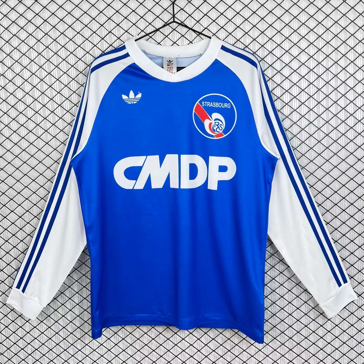 78/79 Strasbourg Home Long Sleeve Retro Soccer Jersey