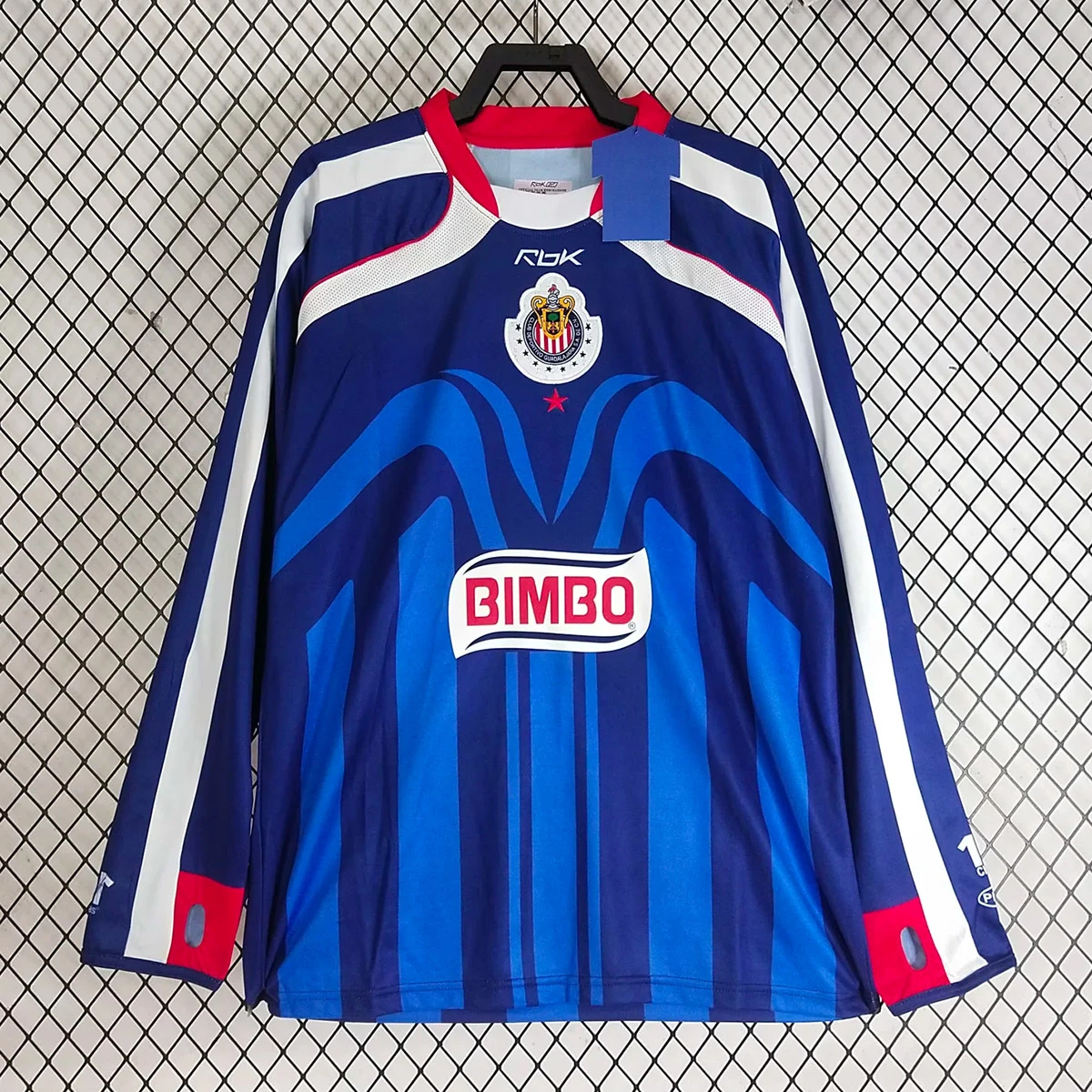 06/07 Chivas Away Long Sleeve Retro Soccer Jersey
