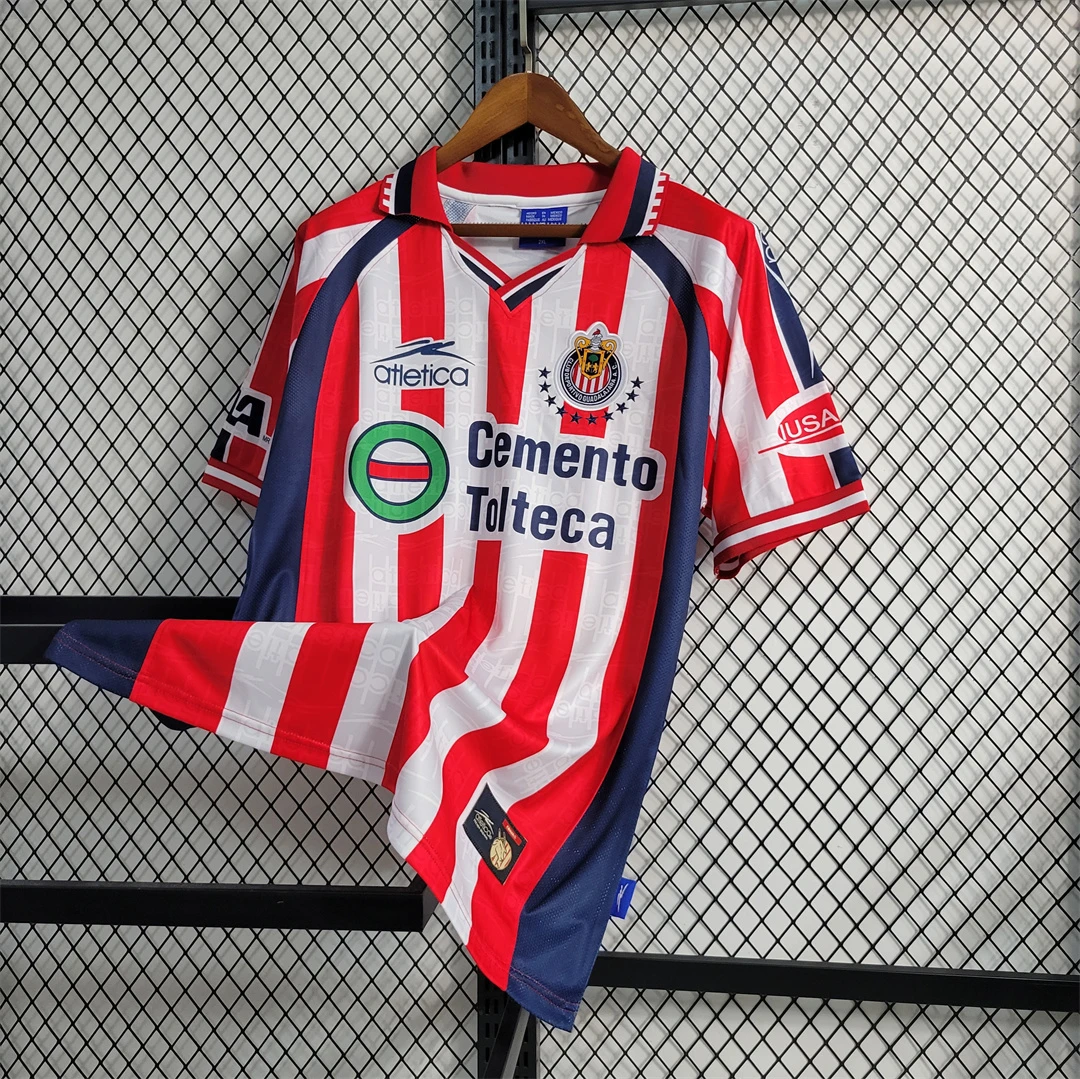 99/00 Chivas Home Retro Soccer Jersey