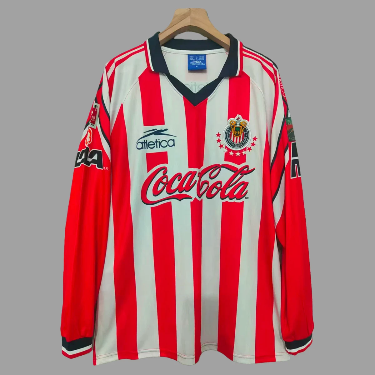 98/99 Chivas Home Long Sleeve Retro Soccer Jersey