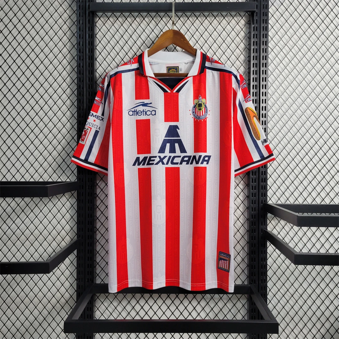 97/98 Chivas Home Retro Soccer Jersey