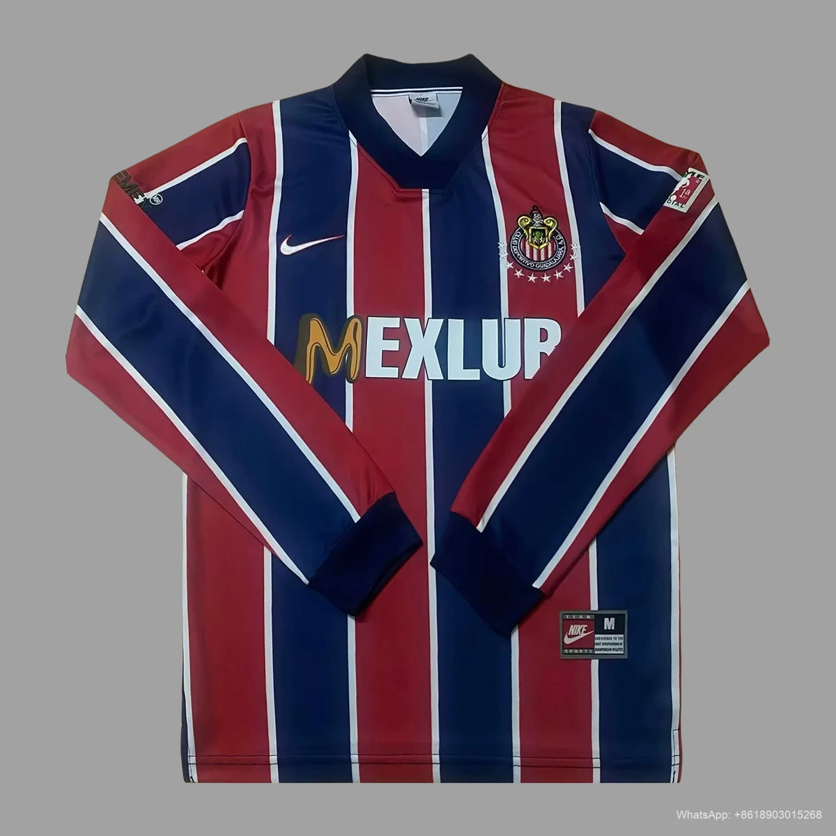 97/98 Chivas Away Long Sleeve Retro Soccer Jersey