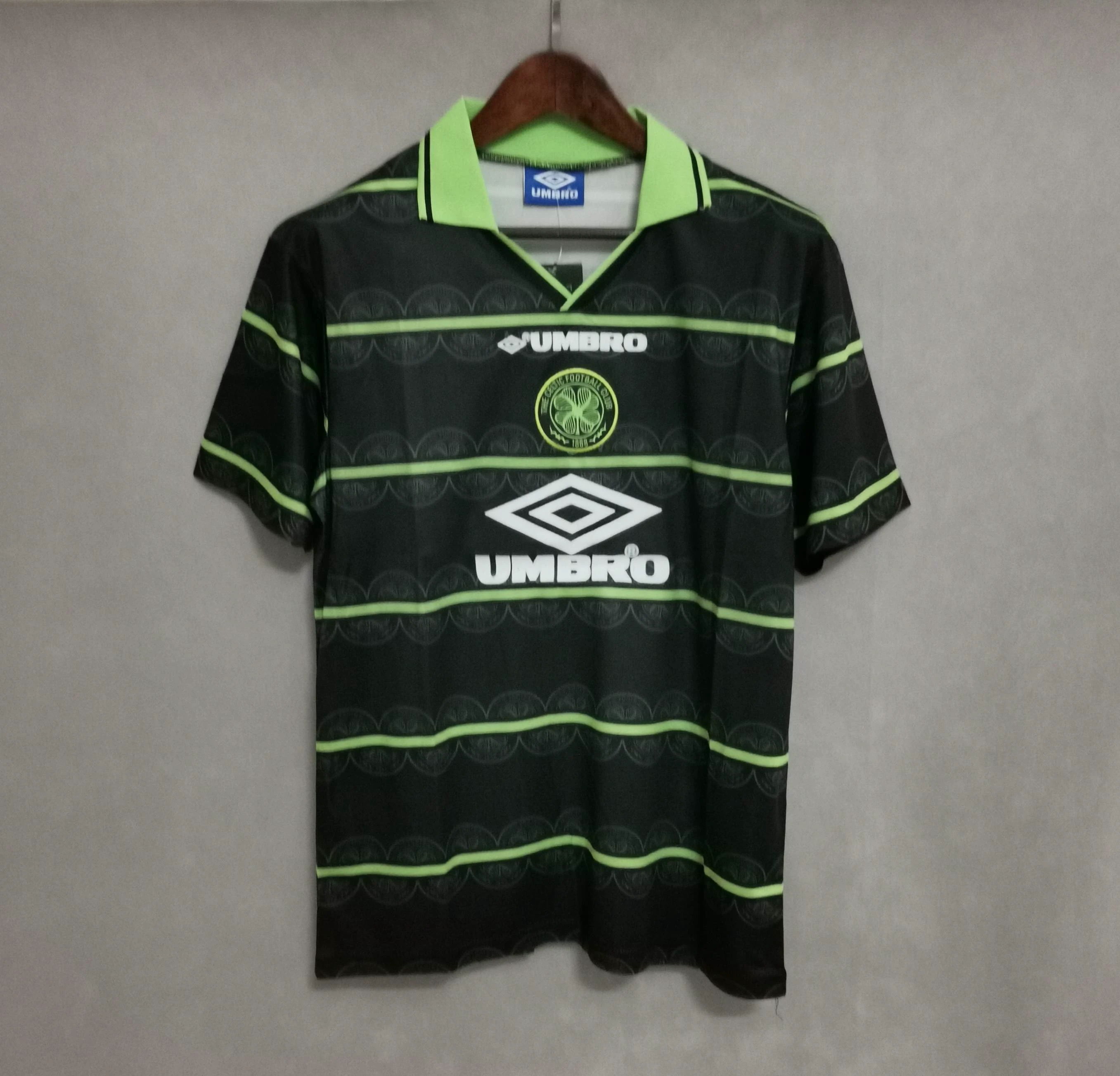 98/99 Celtic Away Retro Soccer Jersey