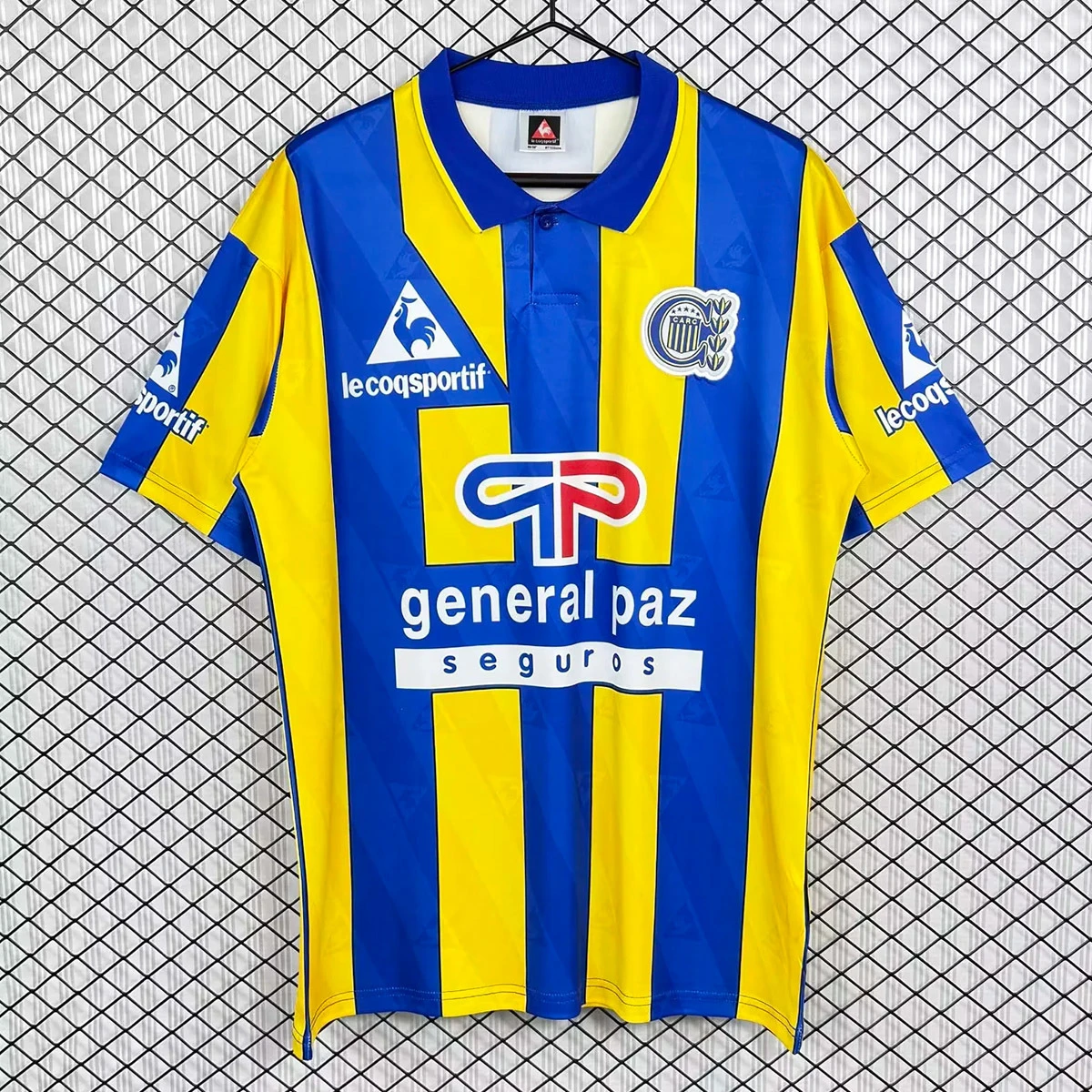 95/97 Rosario Central Home Retro Soccer Jersey