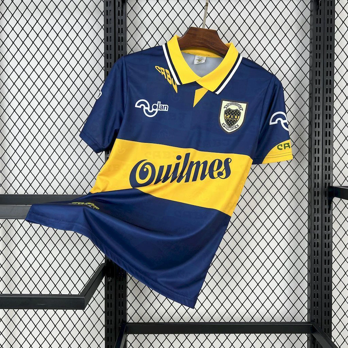 95/96 Boca Juniors Home Retro Soccer Jersey