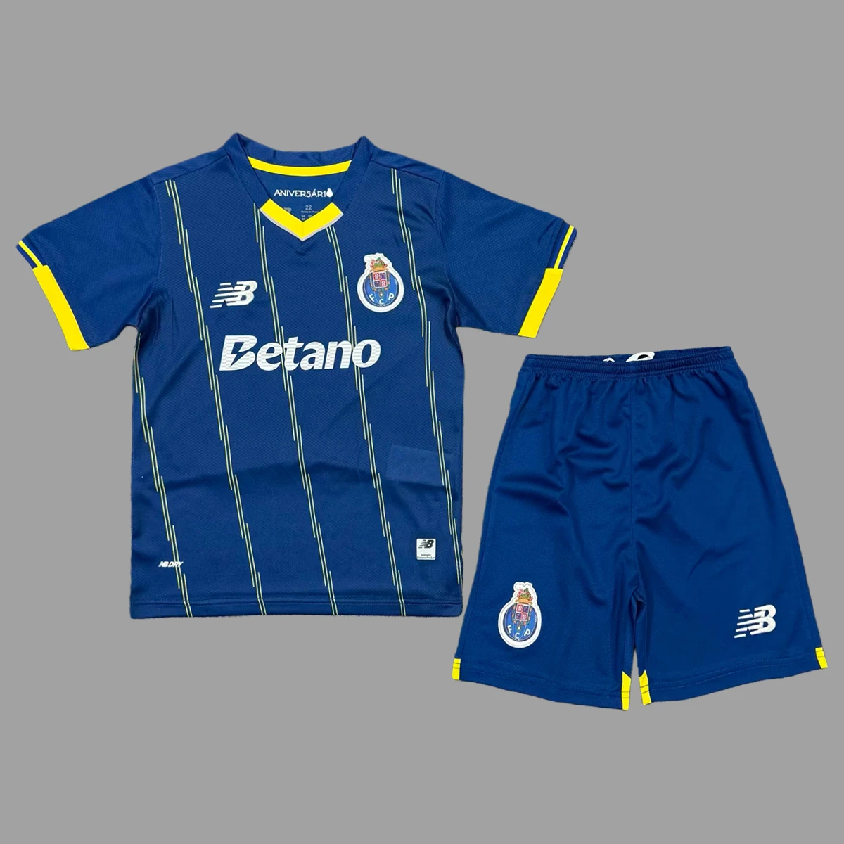 25/26 Porto Fourth Kids Soccer Jersey Size 16-28