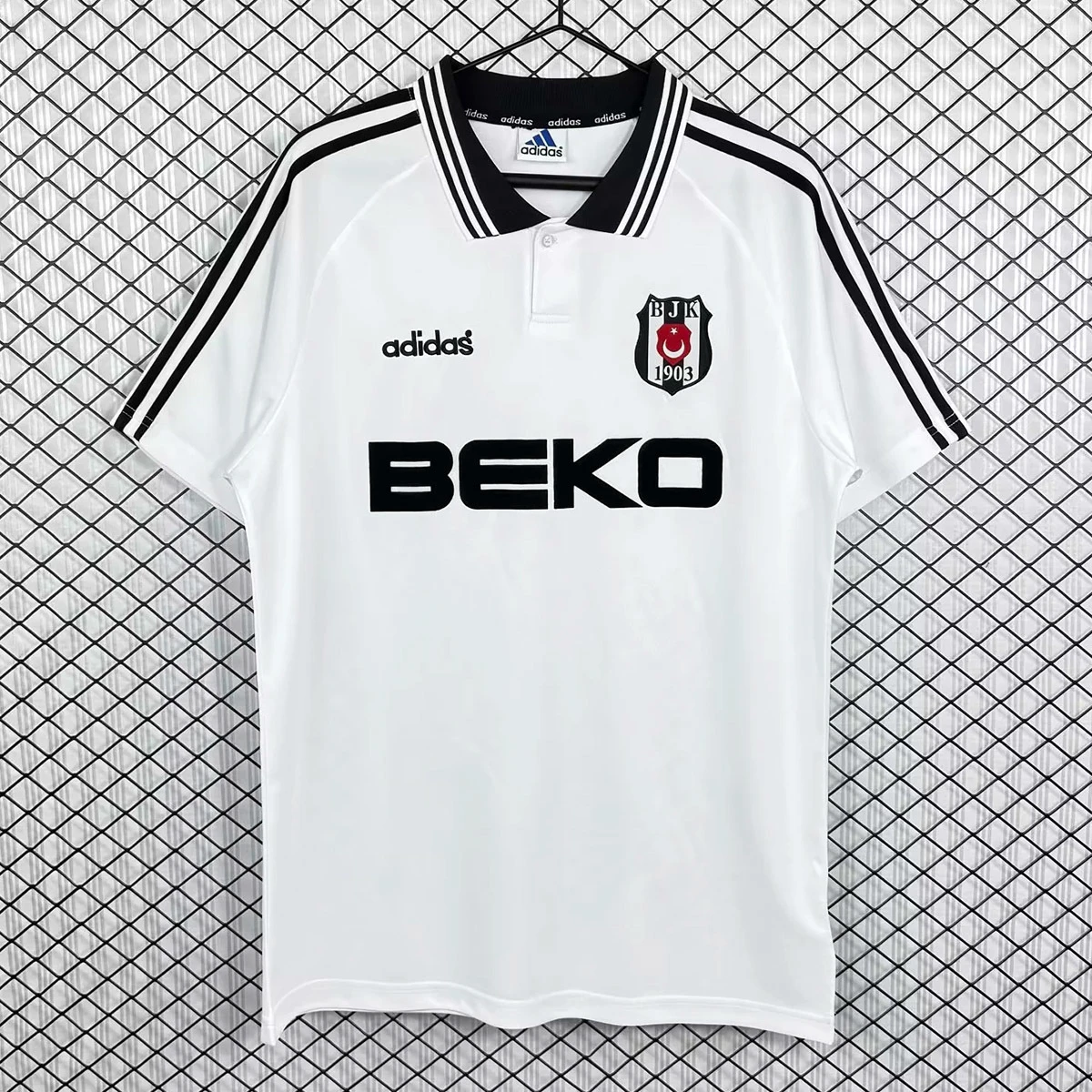 96/97 Besiktas Home Soccer Jersey