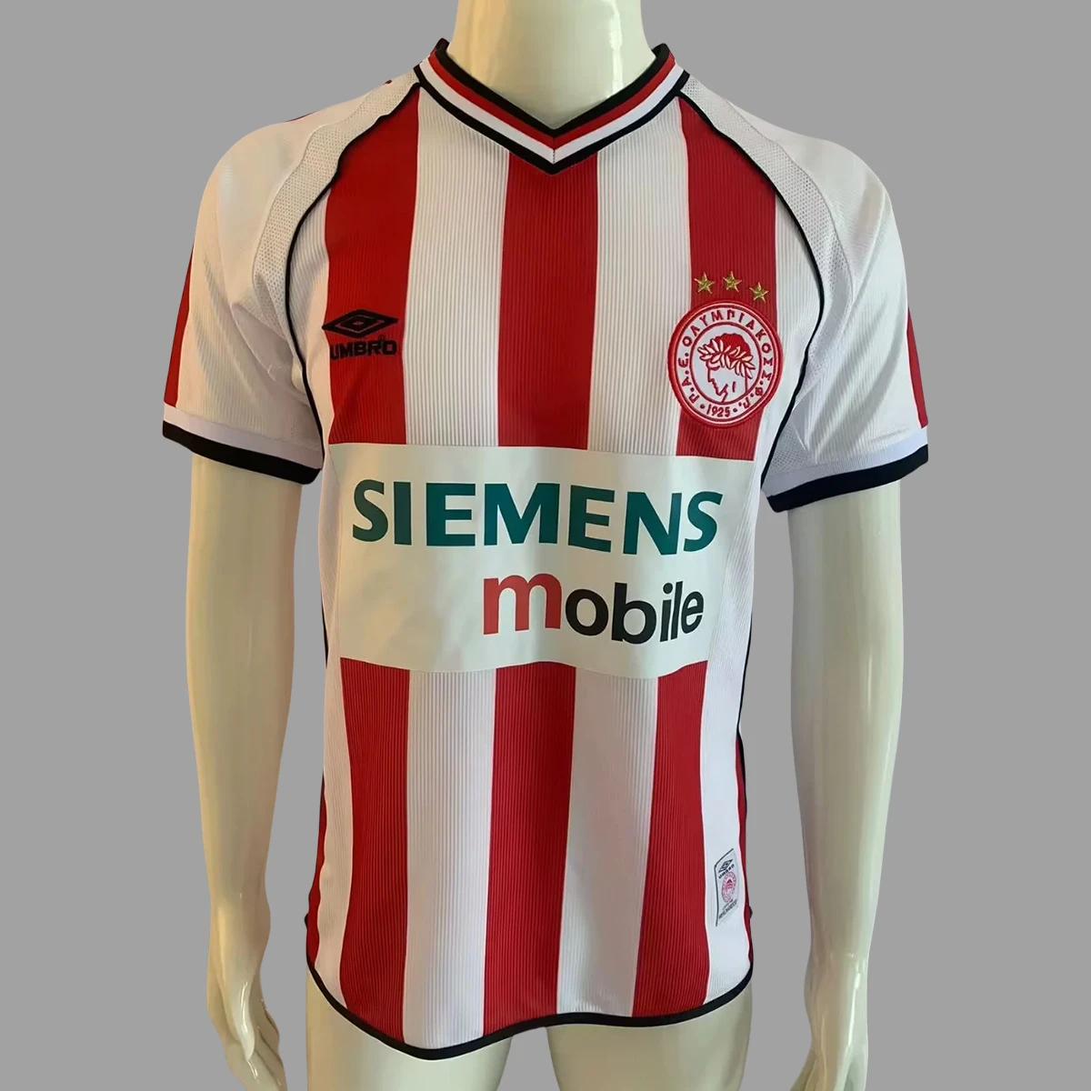 01/02 Olympiacos Home Retro Soccer Jersey