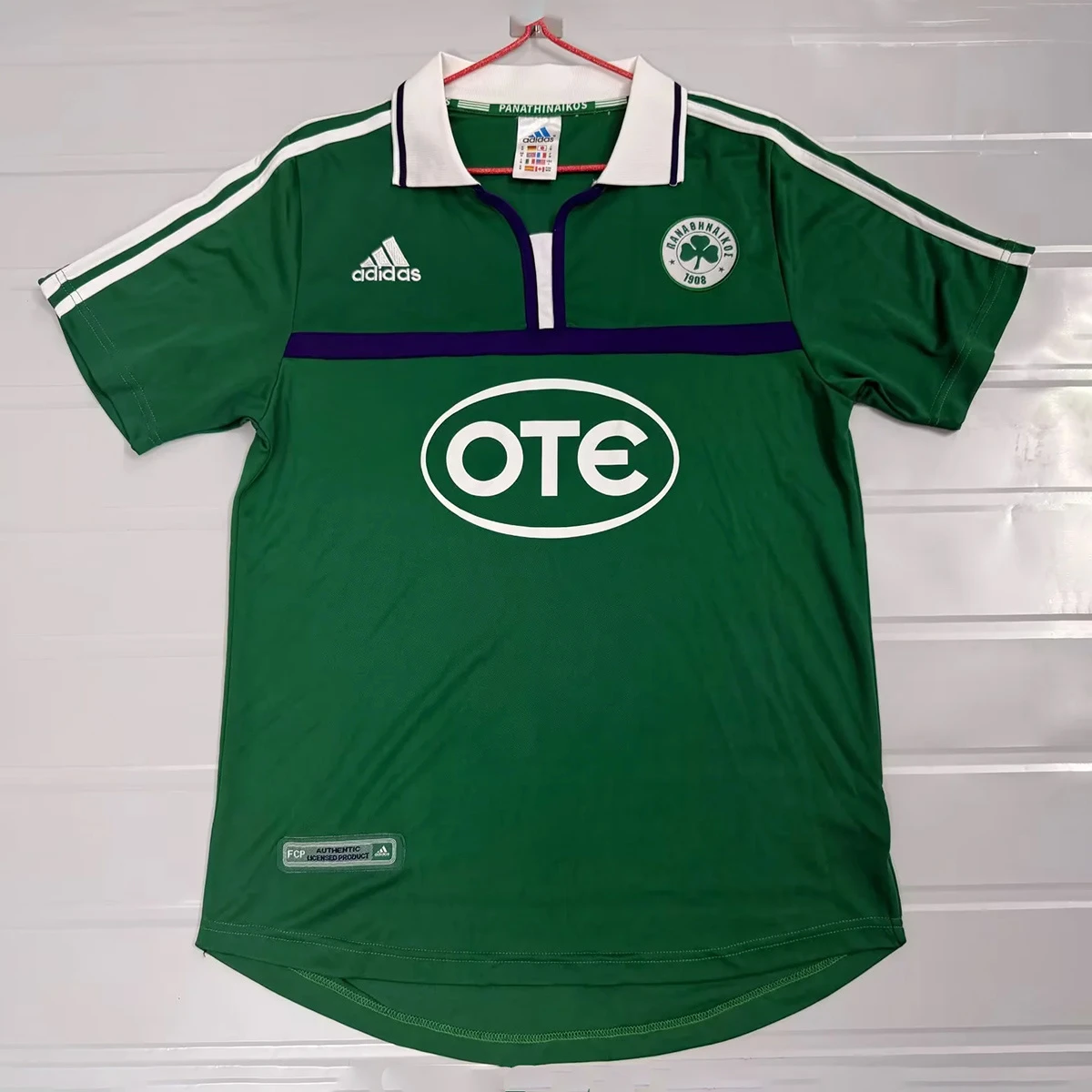 00/01 Panathinaikos Home Retro Soccer Jersey