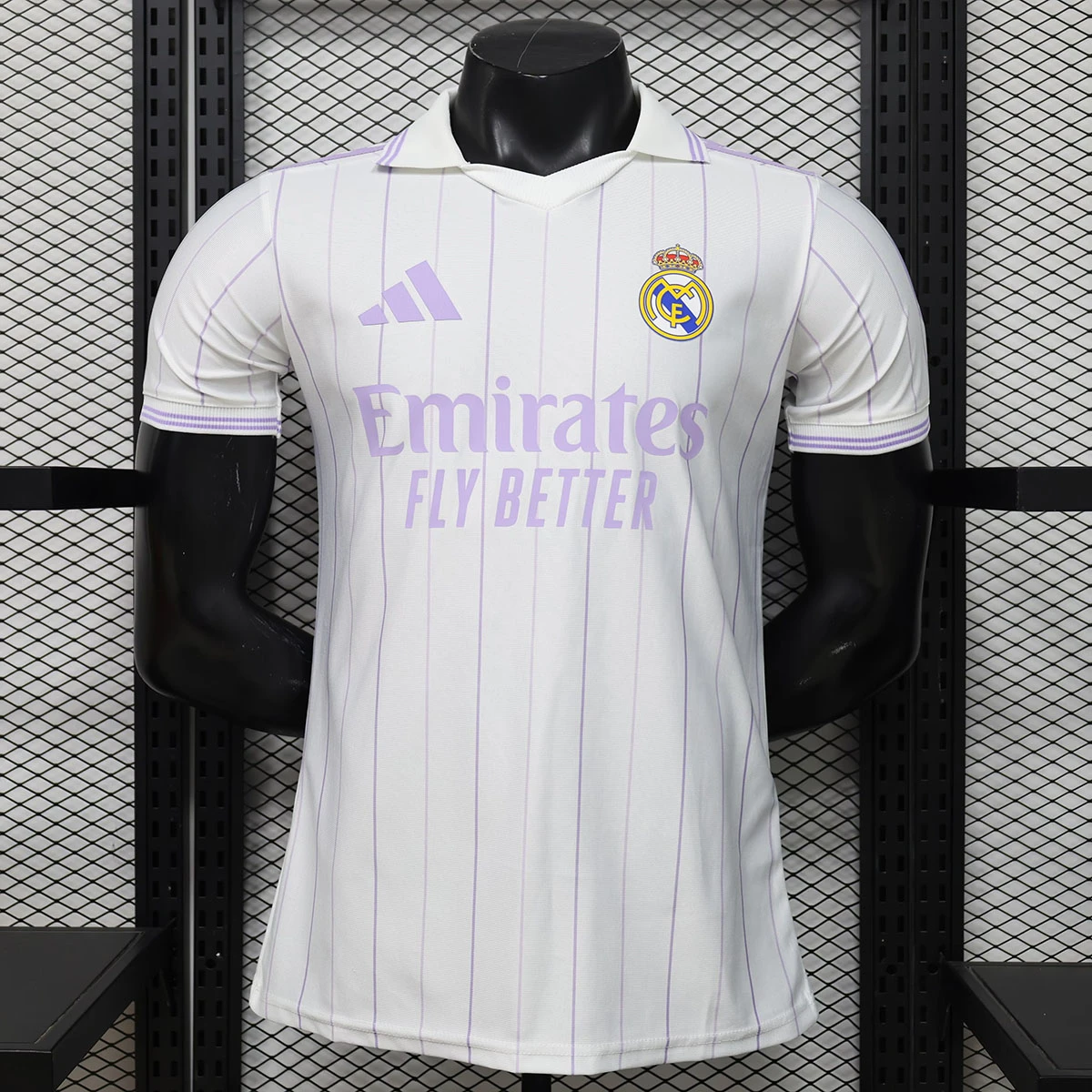 26/27 Real Madrid Originals White Purple Player Version Soccer Jersey