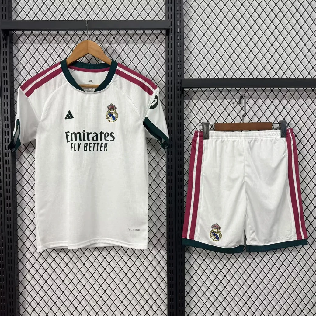 26/27 Real Madrid Home Kids Soccer Jersey Size 16-28