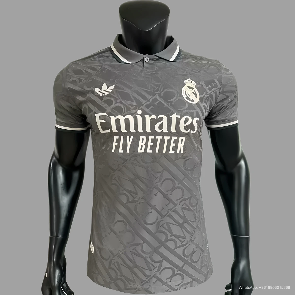 24/25 Real Madrid third Player Version soccer jersey