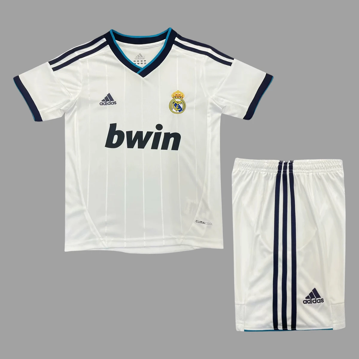 12/13 Real Madrid Home Kids Retro Soccer Jersey Size 16-28