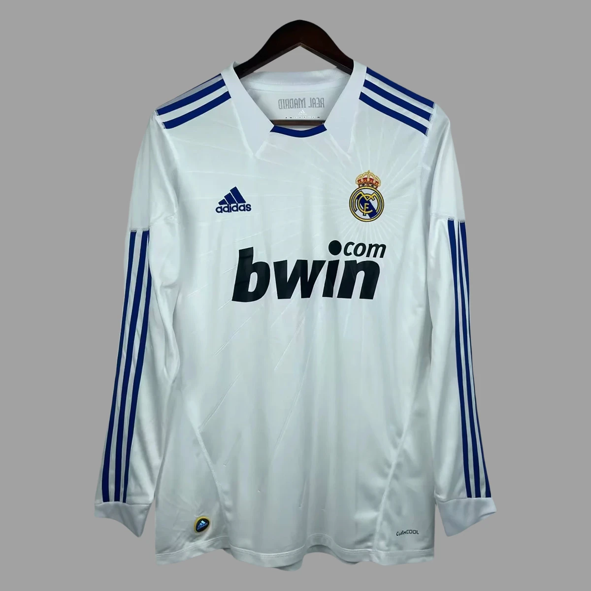 10/11 Real Madrid Home Long Sleeve Retro Soccer Jersey