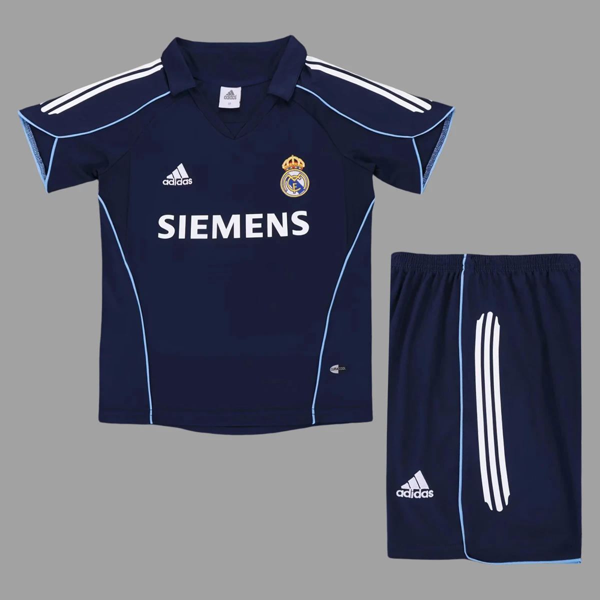 05/06 Real Madrid Away Kids Retro Soccer Jersey Size 16-28