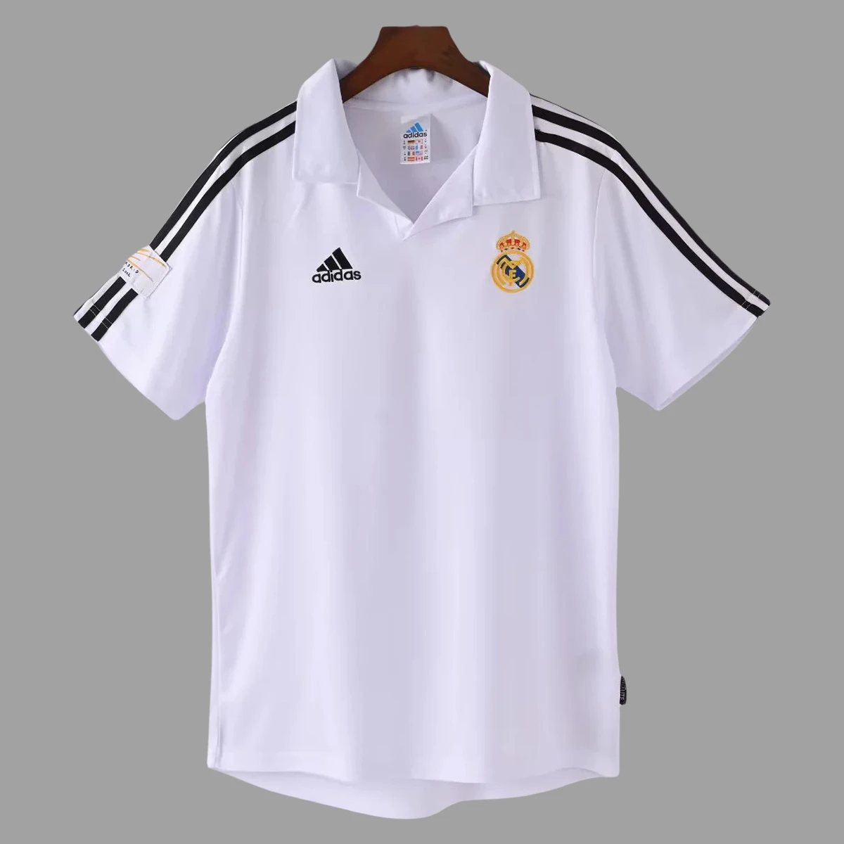 01/02 Real Madrid Centenary Home Retro Soccer Jersey