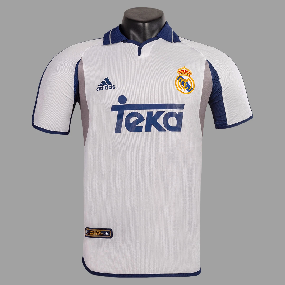 00/01 Real Madrid Home Retro Soccer Jersey