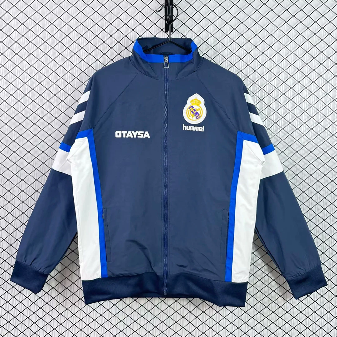 91/92 Real Madrid Blue Windbreaker