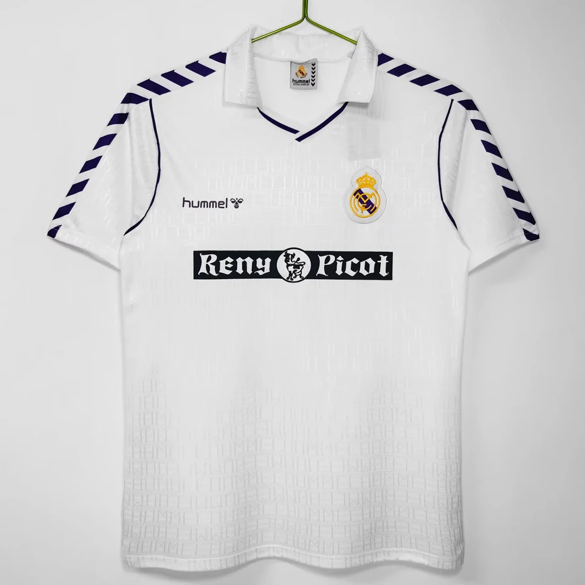 89/90 Real Madrid Home Retro Soccer Jersey