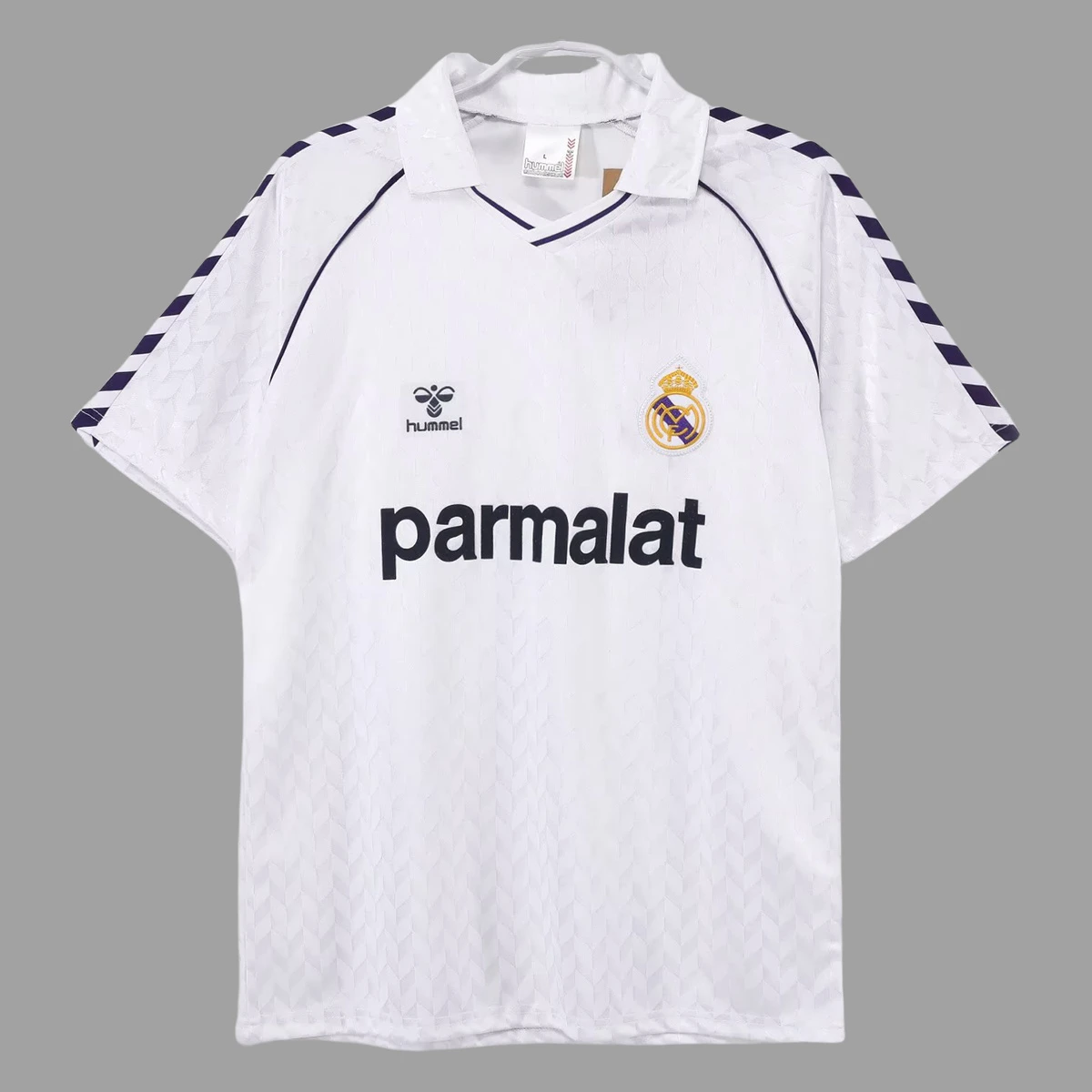 86/87 Real Madrid Home Retro Soccer Jersey
