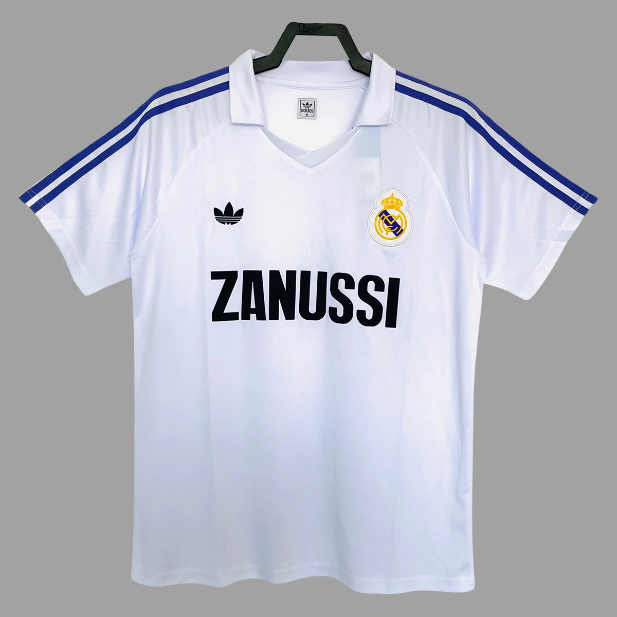 84/85 Real Madrid Home Retro Soccer Jersey