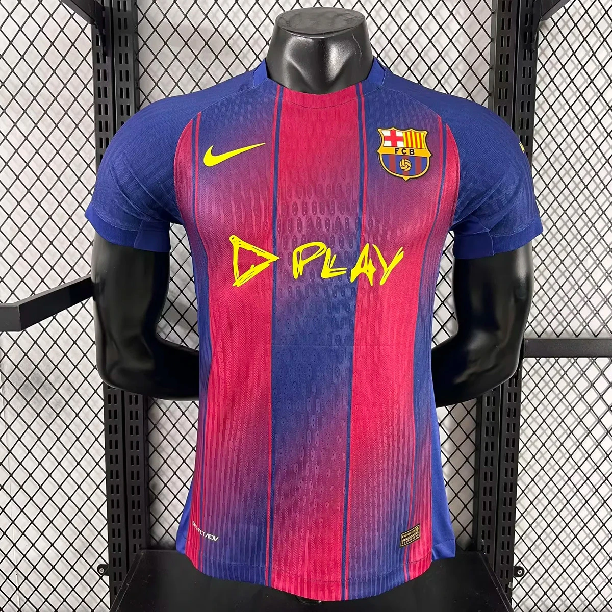 25/26 Barcelona x Ed Sheeran Home Player Version Soccer Jersey