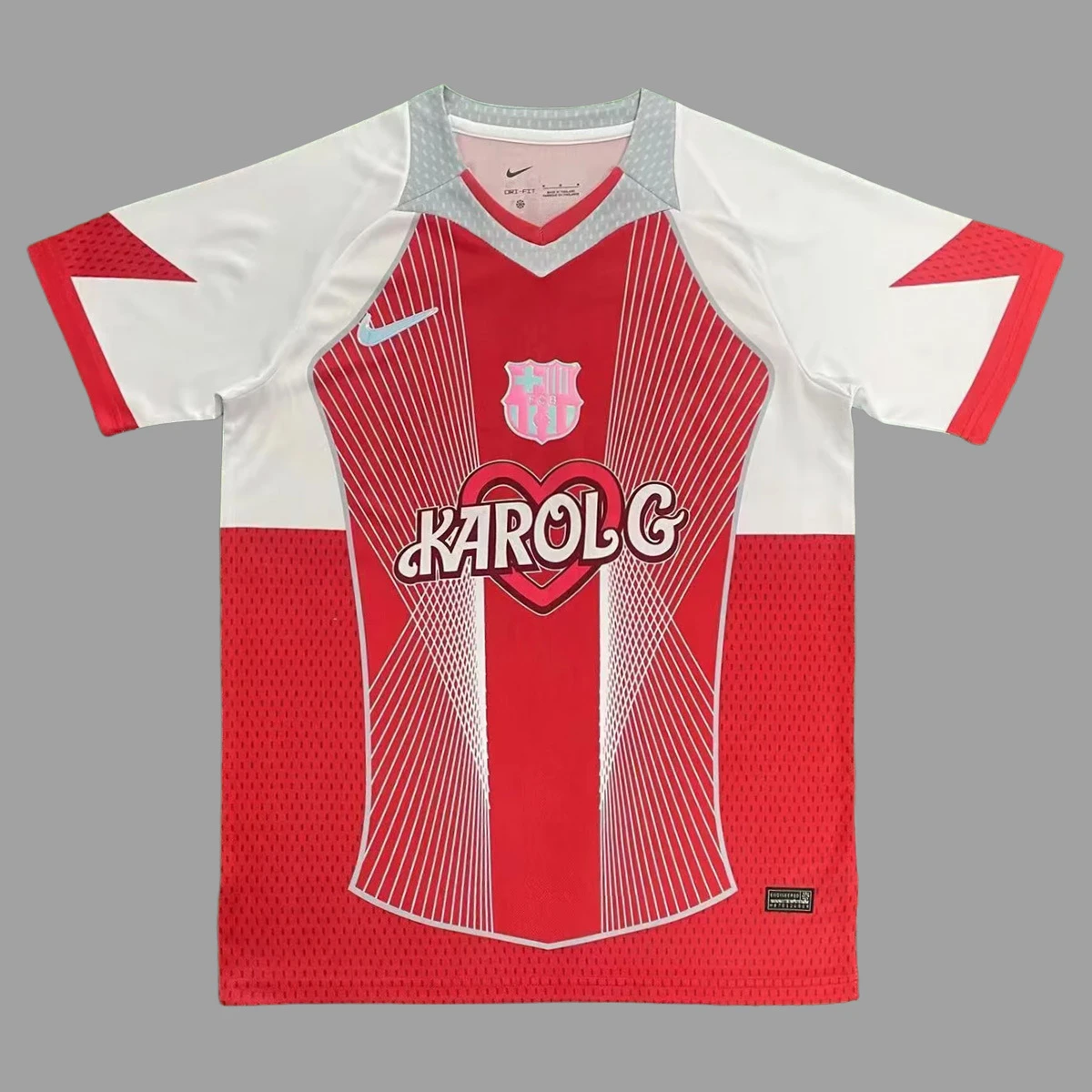 25/26 Barcelona Karol G Red Soccer Jersey