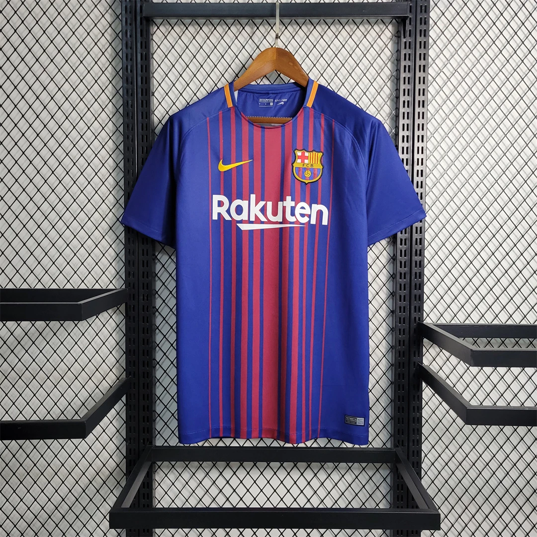 17/18 Barcelona Home Retro Soccer Jersey