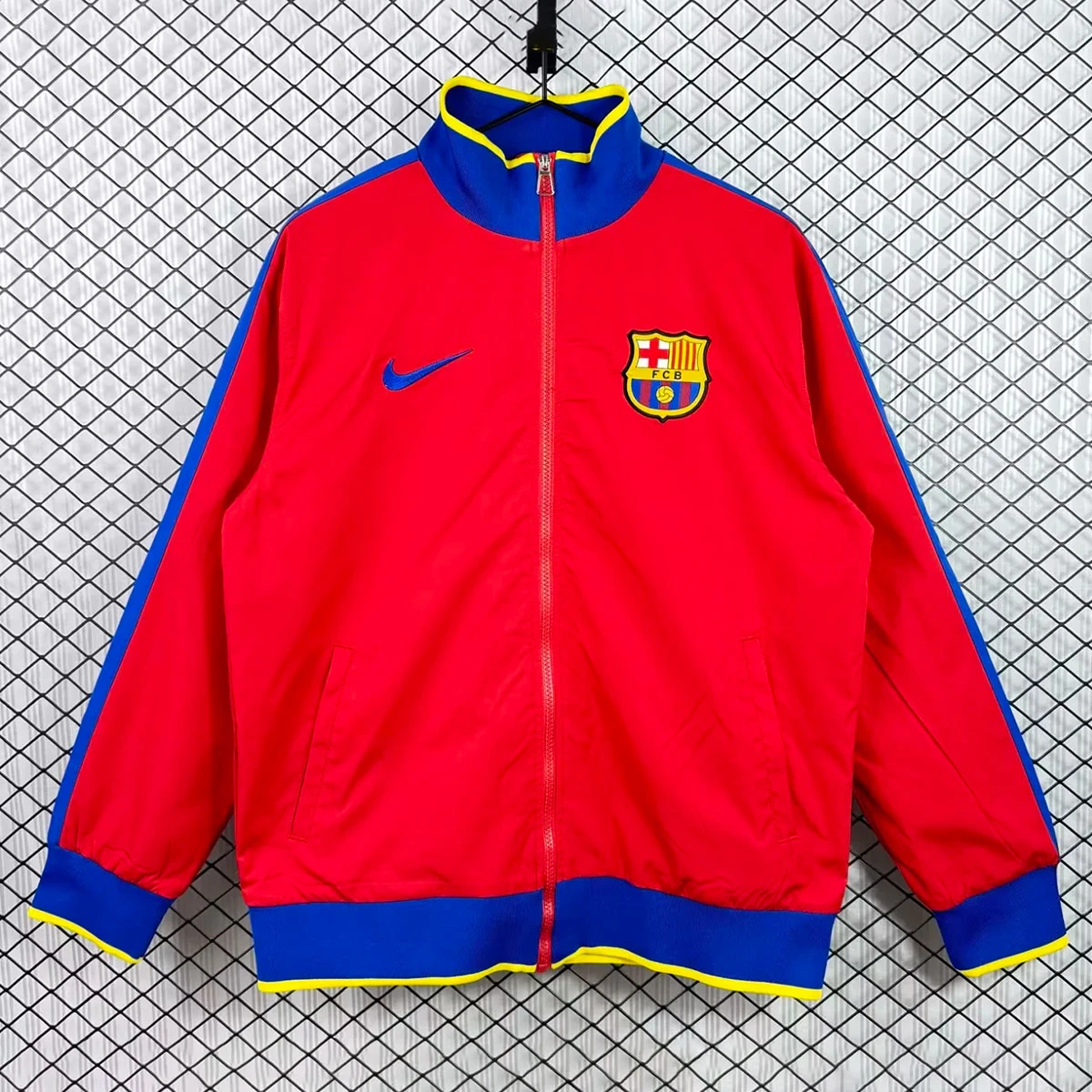 10/11 Barcelona Red Windbreaker