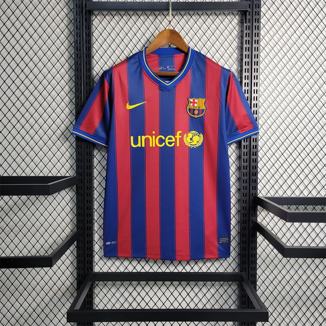 09/10 Barcelona Home Retro Soccer Jersey