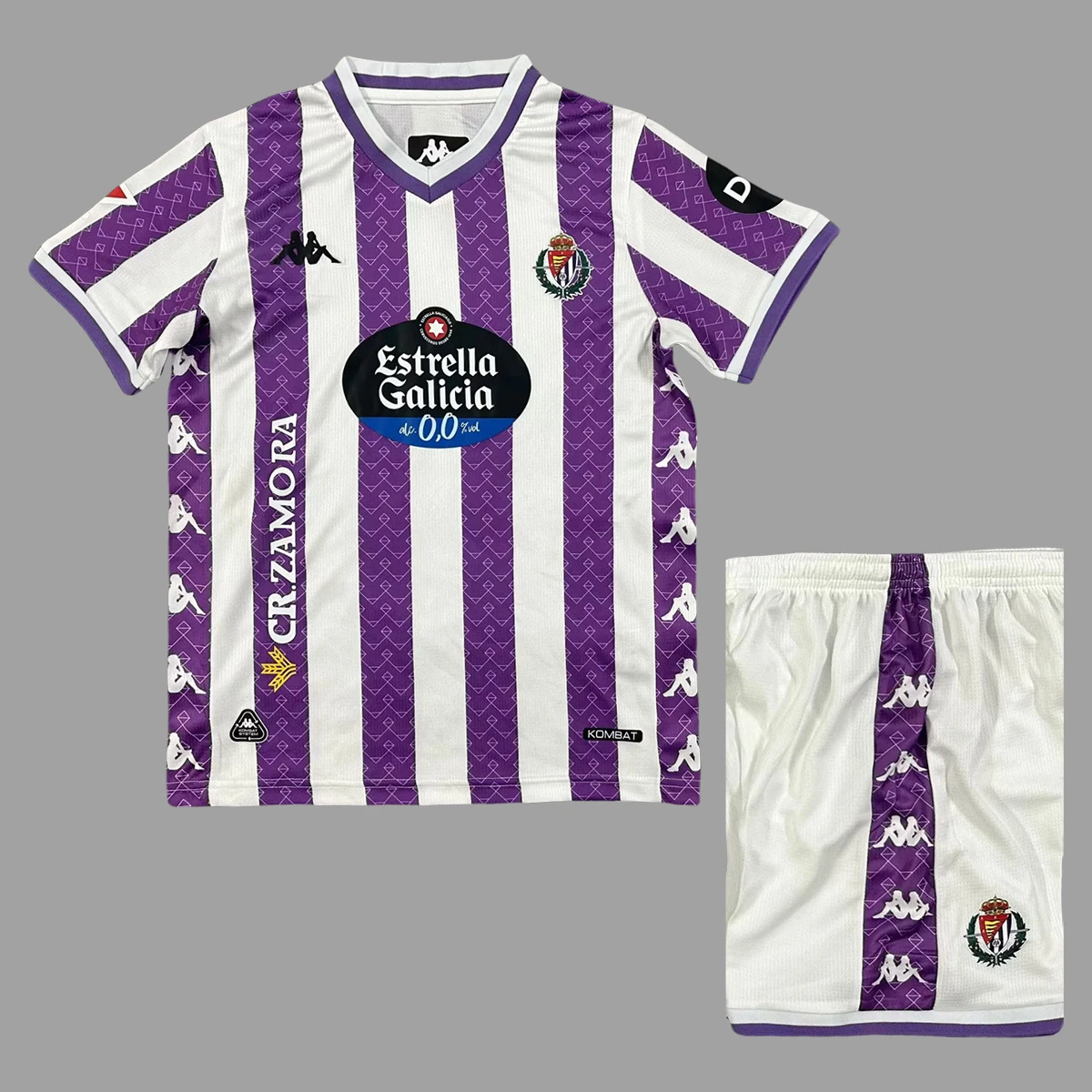 25/26 Valladolid Home Kids Soccer Jersey Size 16-28