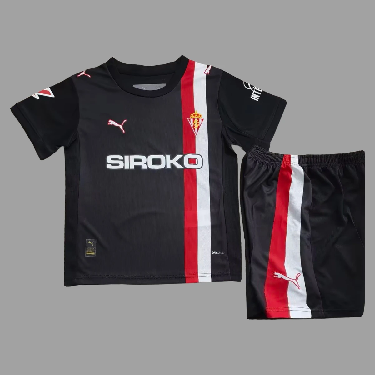 25/26 Sporting de Gijon Away Kids Soccer Jersey Size 16-28