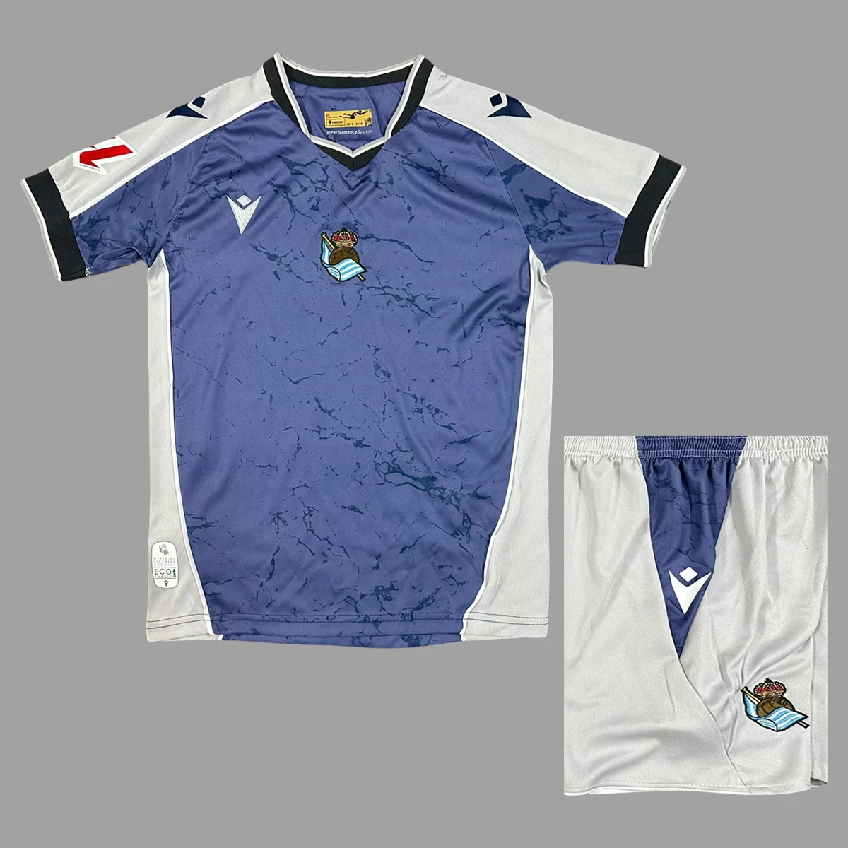25/26 Real Sociedad Away Kids Soccer Jersey Size 16-28