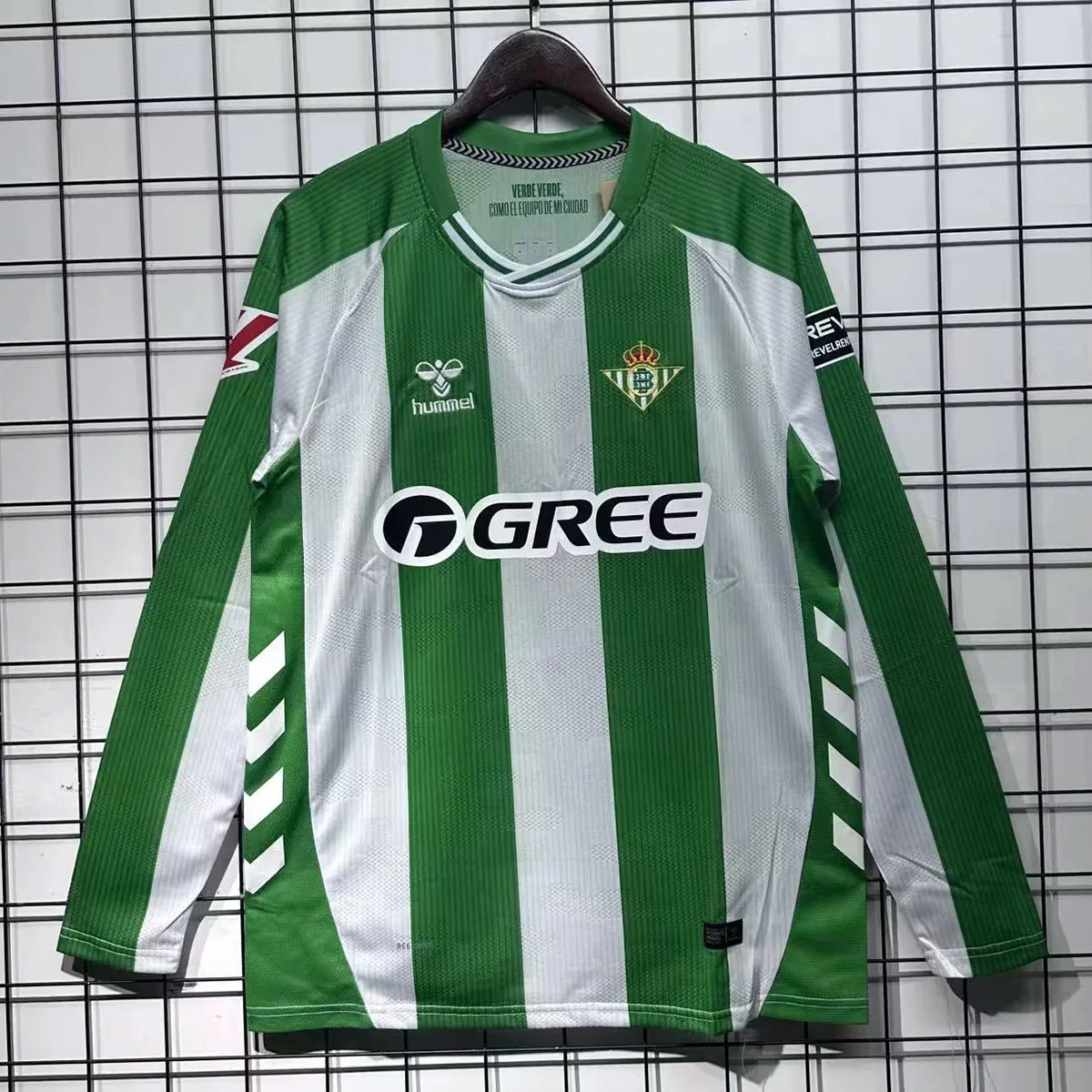 25/26 Real Betis Home Long Sleeve Soccer Jersey