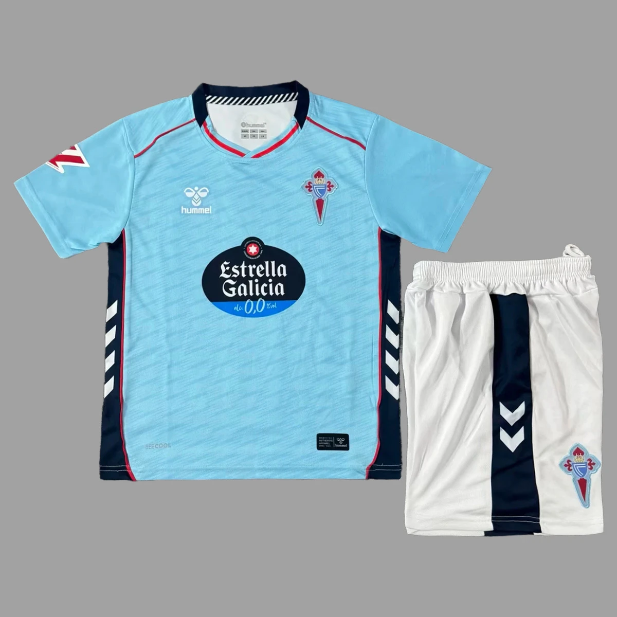 25/26 Celta Home Kids Soccer Jersey Size 16-28