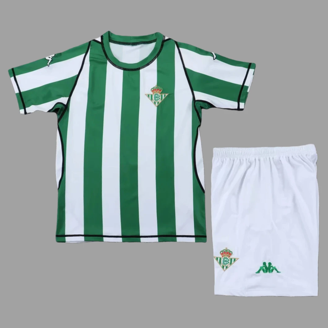 03/04 Real Betis Home Kids Retro Soccer Jersey Size 16-28
