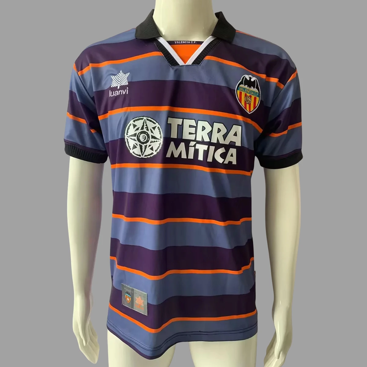 99/00 Valencia Third Retro Soccer Jersey