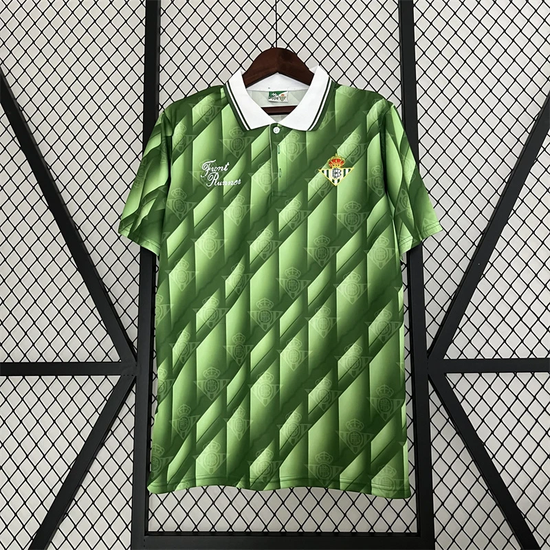 91/92 Real Betis Away Retro Soccer Jersey