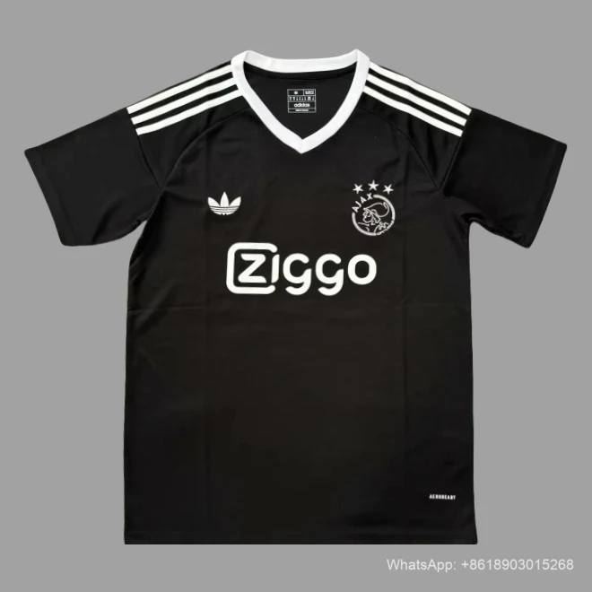 24/25 Ajax Goalkeeper Black Soccer Jersey