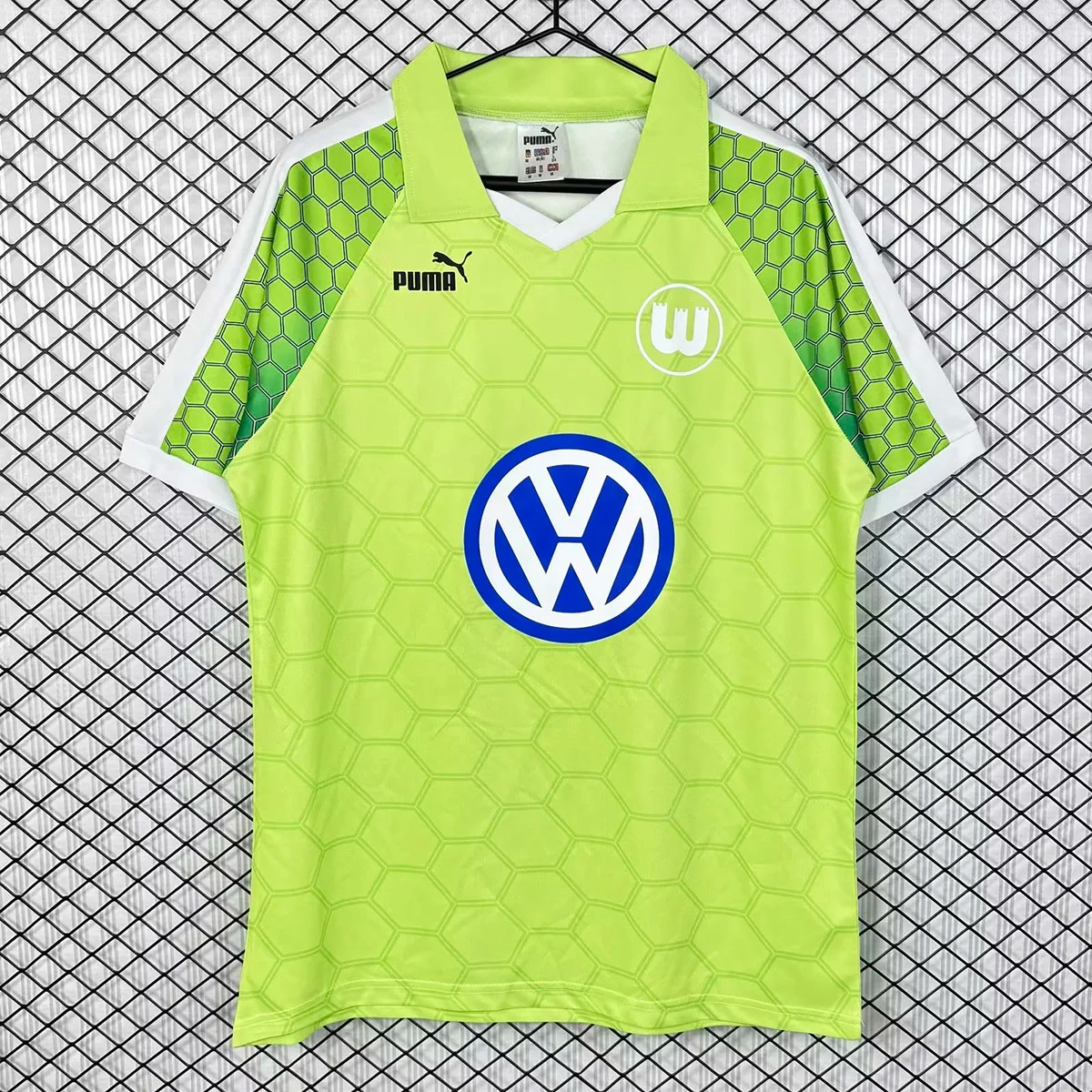 97/98 Wolfsburg Home Retro Soccer Jersey