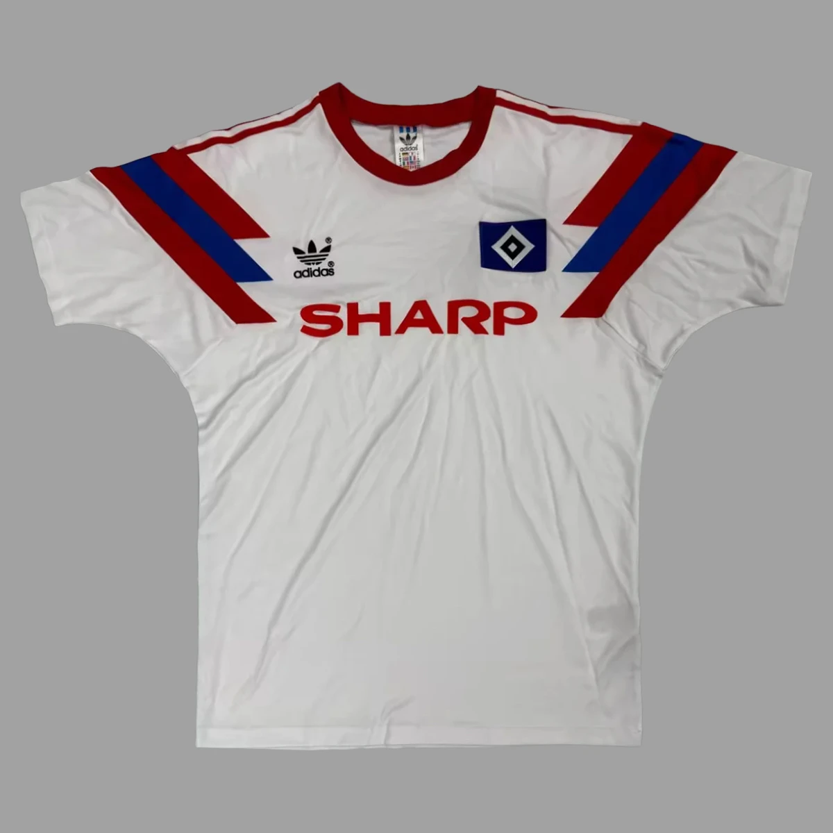 90/91 Hamburger Home Retro Soccer Jersey