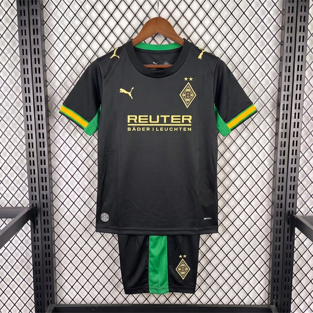 26/27 Monchengladbach Away Kids Soccer Jersey Size 16-28