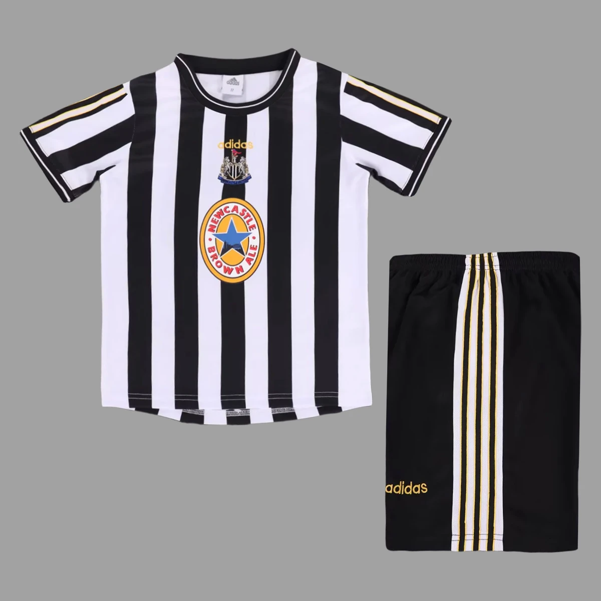 97/99 Newcastle United Home Kids Retro Soccer Jersey Size 16-28