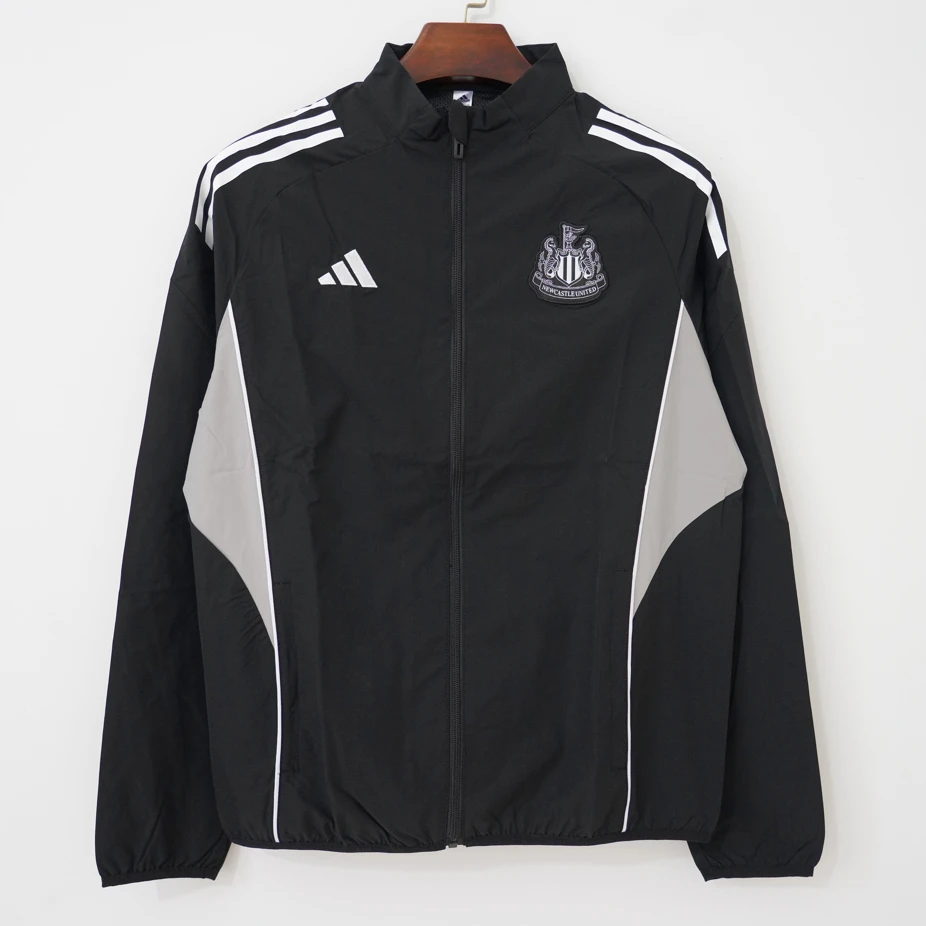25/26 Newcastle United Black Windbreaker