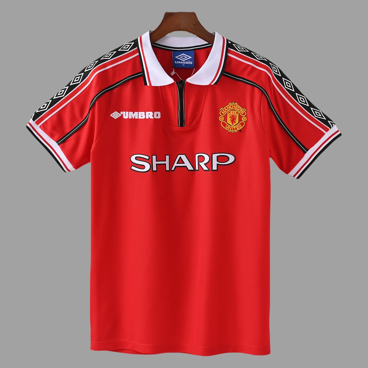 98/00 Manchester United Home Retro Soccer Jersey