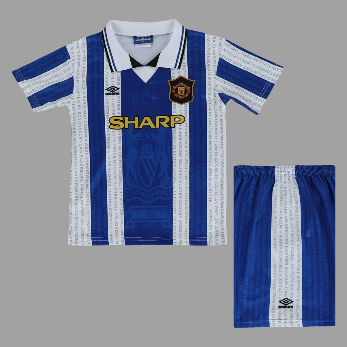94/96 Manchester United Third Kids Retro Soccer Size 16-28