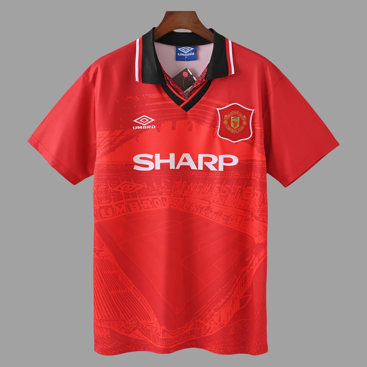 94/96 Manchester United Home Retro Soccer Jersey