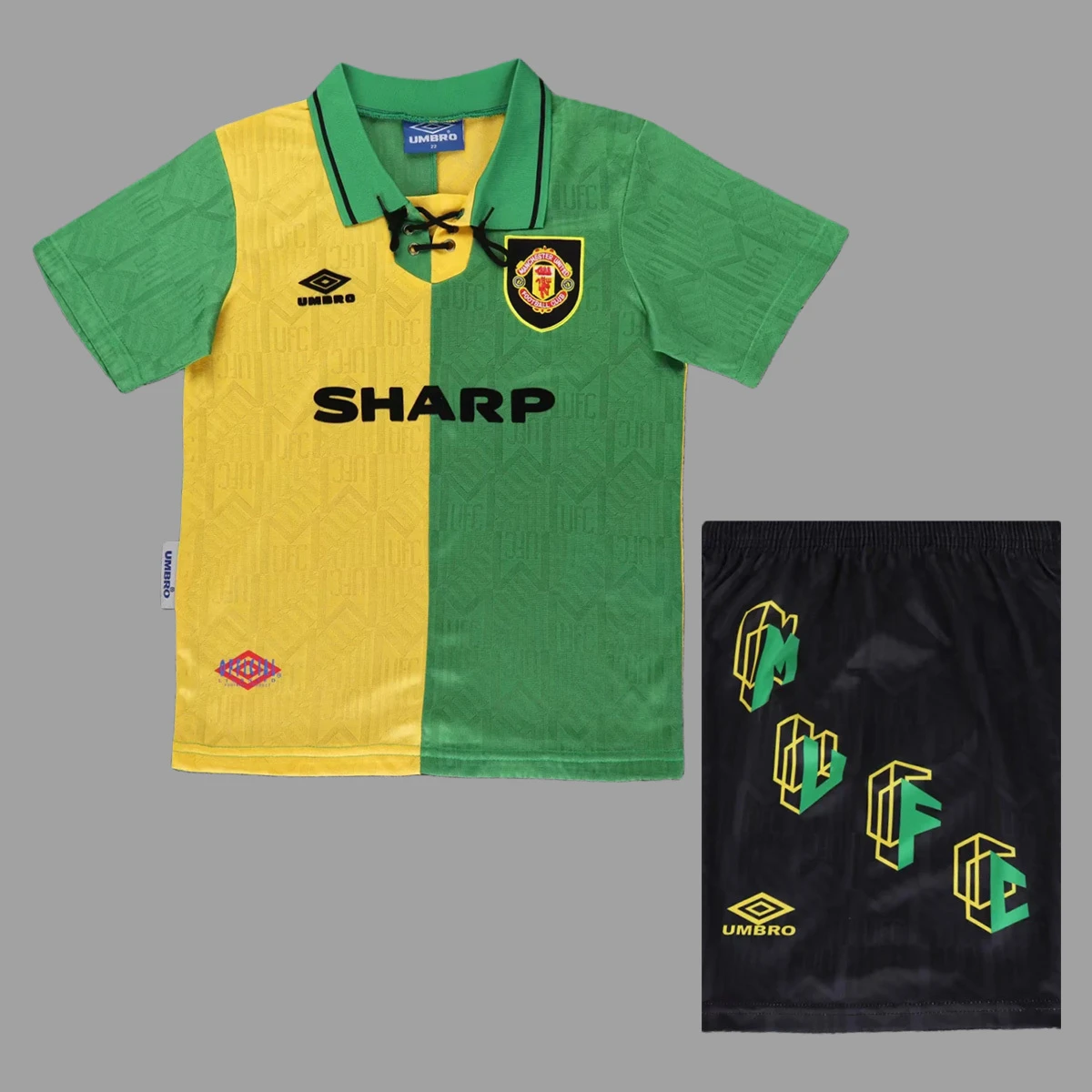92/94 Manchester United Third Kids Retro Soccer Size 16-28